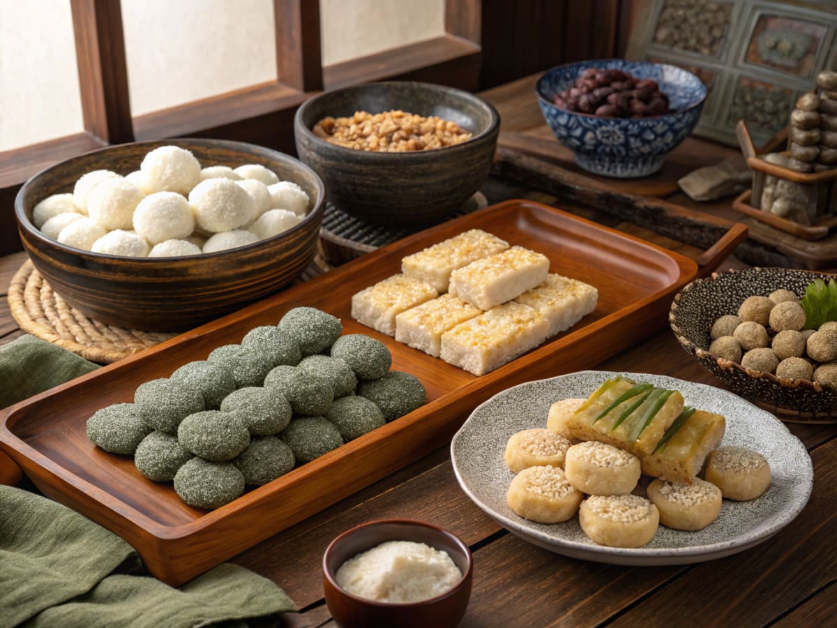 전통 갠떡 흑미와 쑥 풍미로 건강하게 즐기기