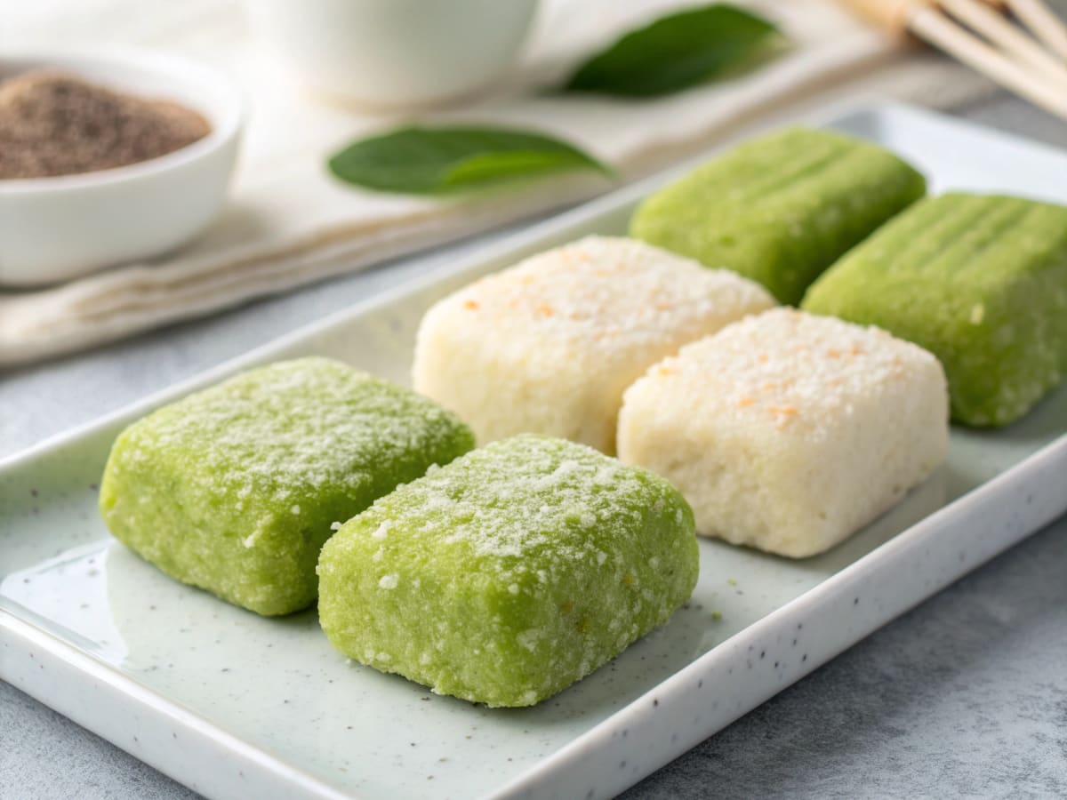 유기농 재료로 만든 건강한 한산모시떡 특징