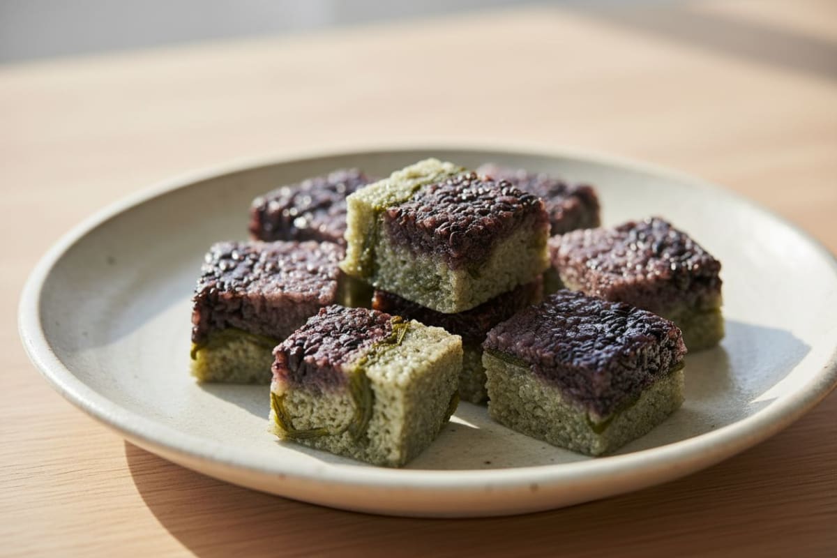 쑥 갠떡으로 어린 시절 추억을 담은 향긋한 간식