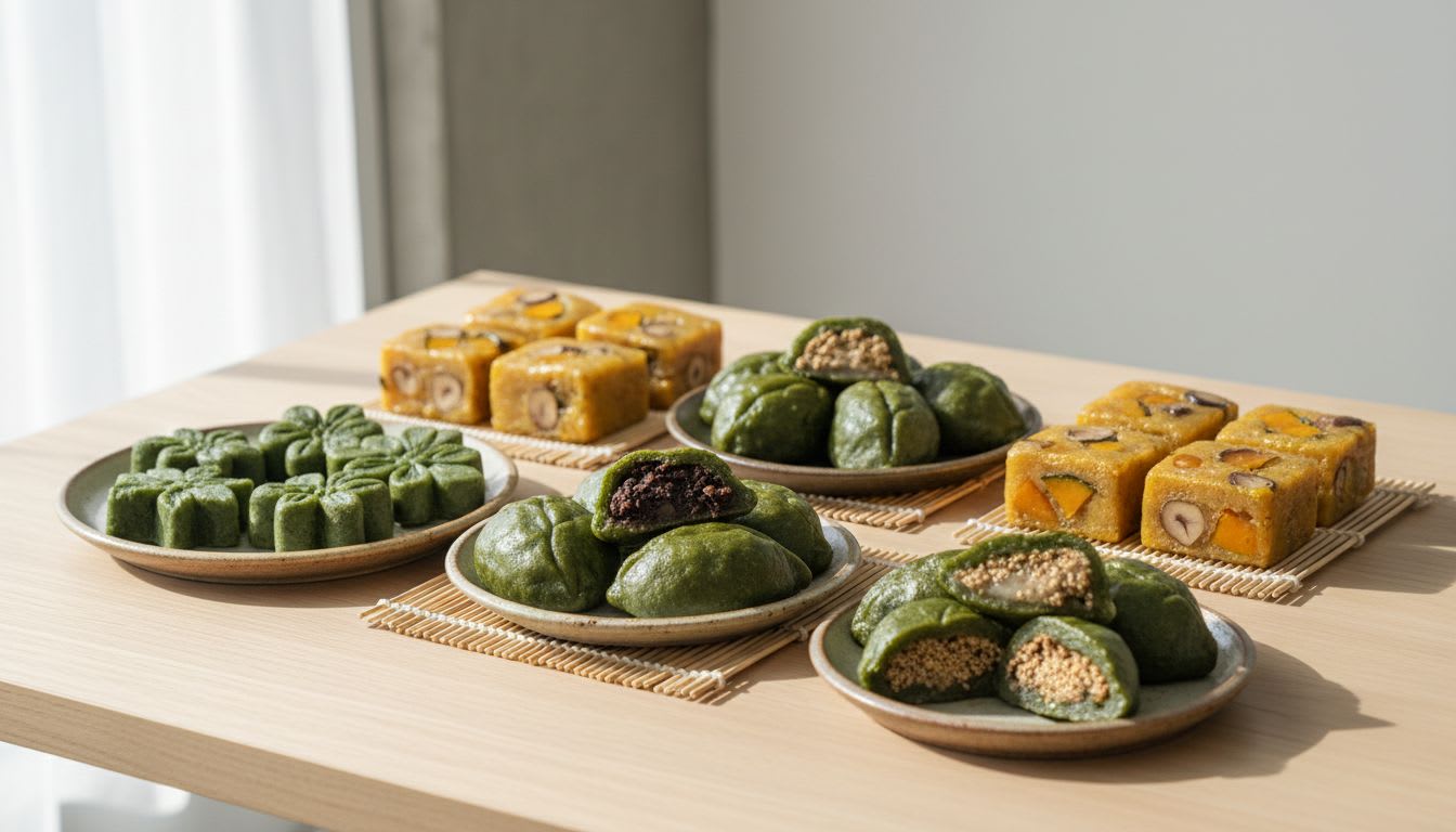 SNS를 사로잡은 송선담떡집 모시송편과 쑥갠떡 비주얼 떡의 매력