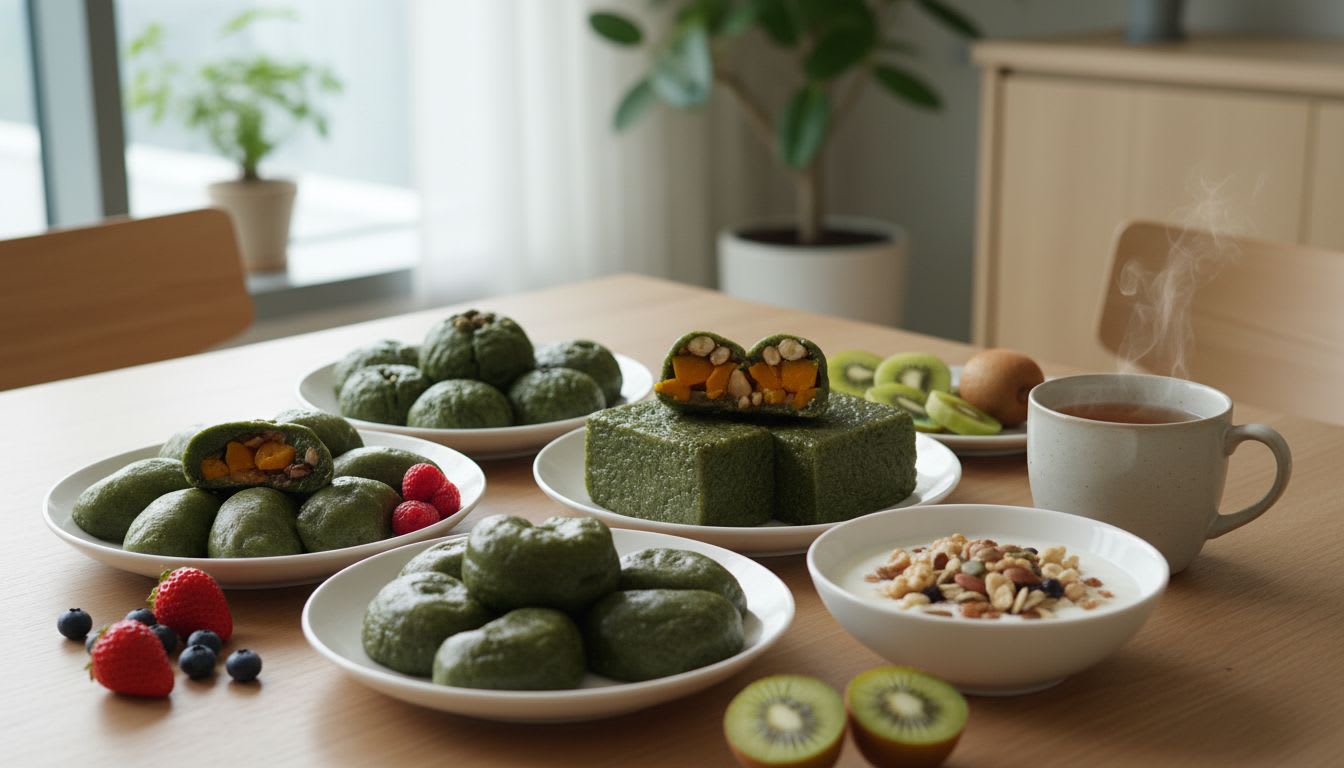 송선담떡집 한산모시떡 브런치건강과 품격을 담은 특별한 아침 식탁