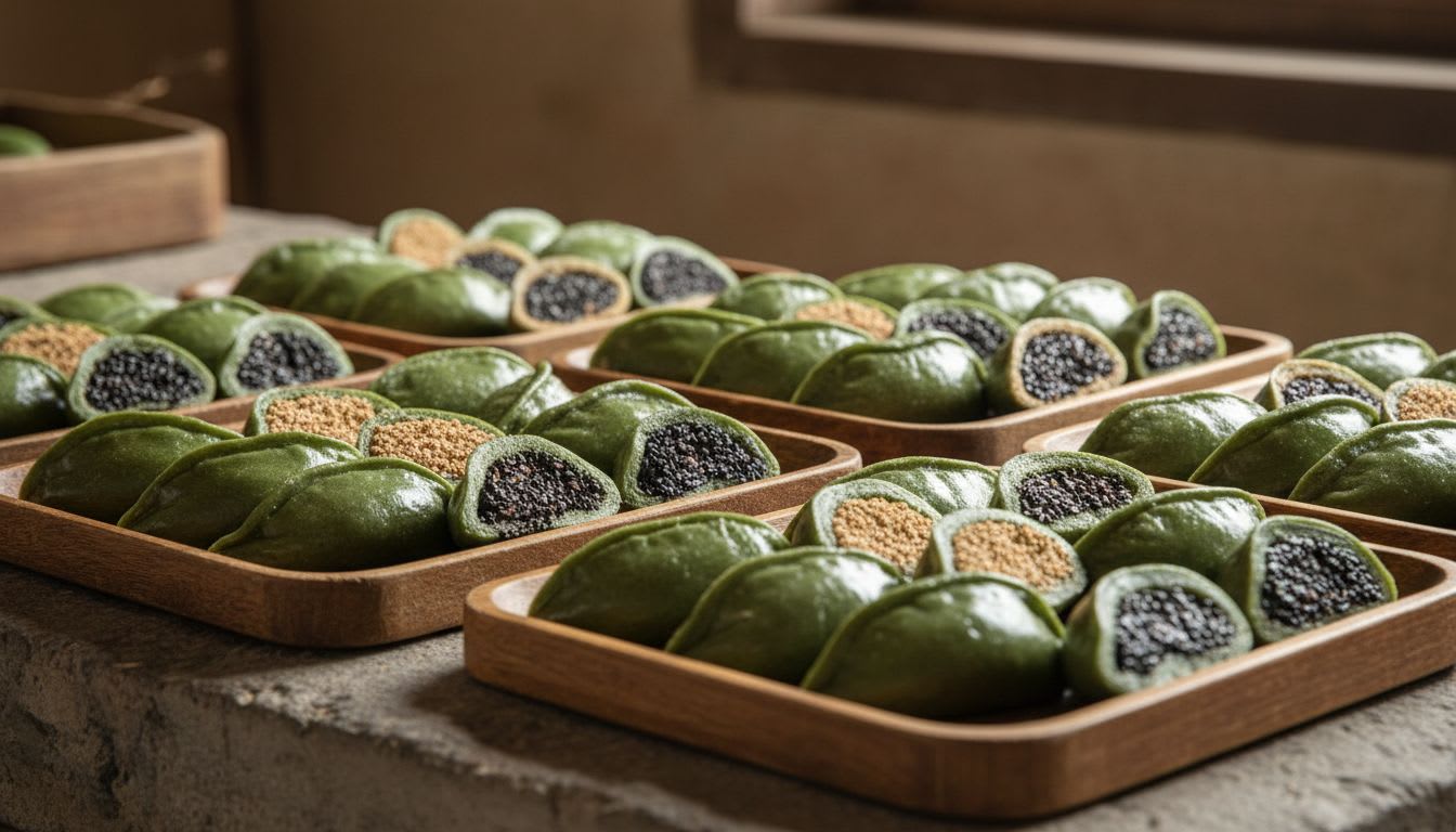 송선담떡집 모시송편 흑임자 vs 참깨 1만원으로 찾는 인생 송편