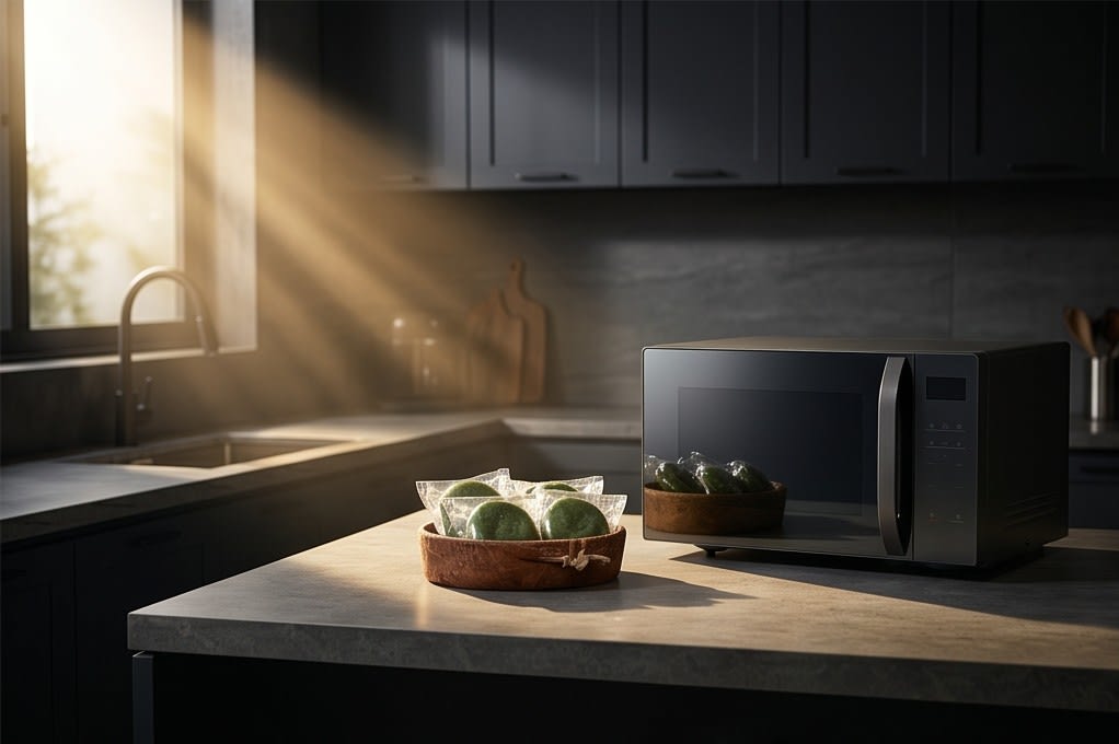 늦잠 자는 직장인을 위한 초간편 아침 송선담떡집 모시떡으로 든든하게